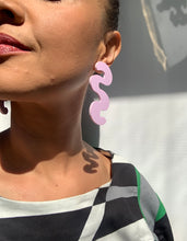 Load image into Gallery viewer, Modern Squiggle Acrylic Earrings
