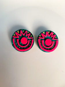 Sun Goddess Studs- Colorful Stud Earrings