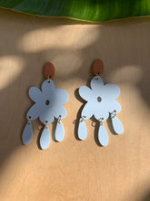Load image into Gallery viewer, Powder blue Statement Earrings
