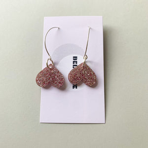 Heart shaped Earrings- Valentine’s Day earrings