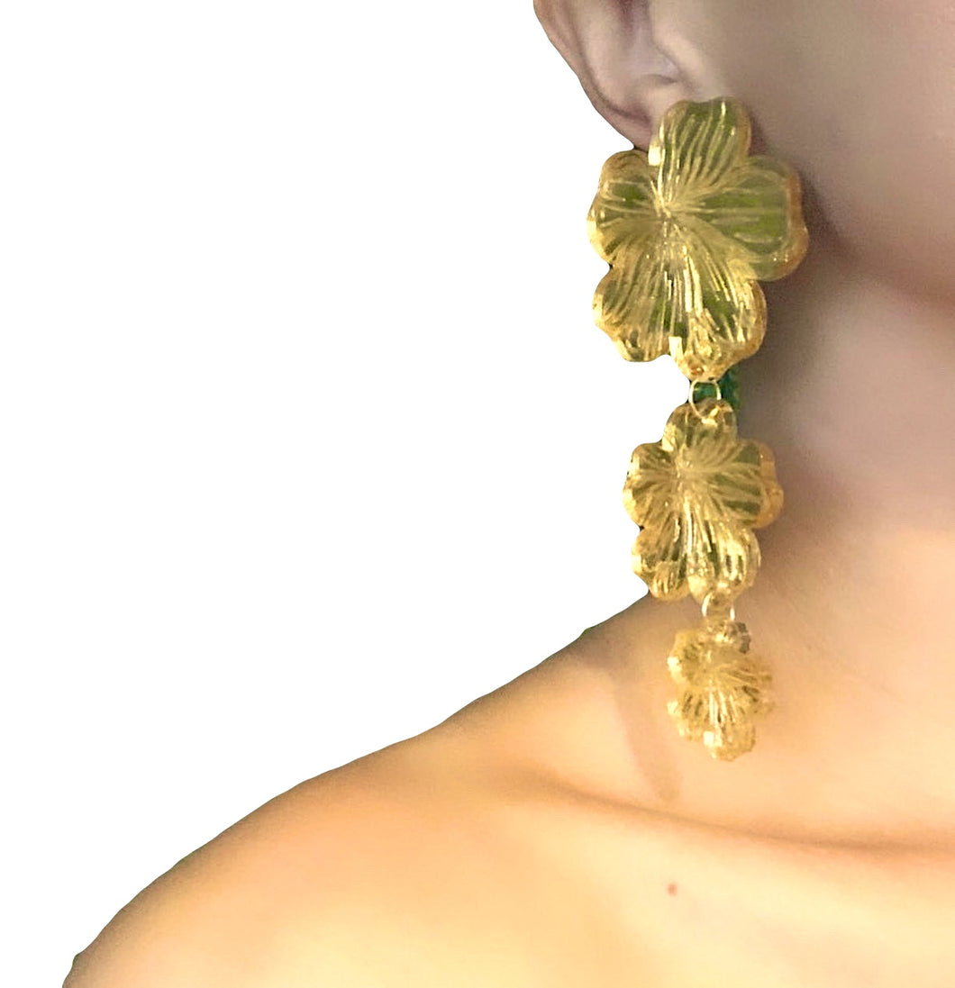 Statement Floral earrings
