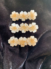 Load image into Gallery viewer, Pearl Hibiscus Barrettes
