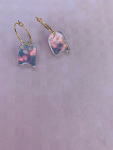 Load image into Gallery viewer, Iridescent ghost earrings
