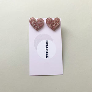 Heart shaped Stud Earrings- Valentine’s Day earrings