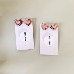 Heart shaped Stud Earrings- Valentine’s Day earrings