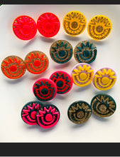Load image into Gallery viewer, Sun Goddess Studs- Colorful Stud Earrings
