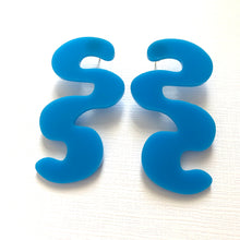 Load image into Gallery viewer, Modern Squiggle Acrylic Earrings

